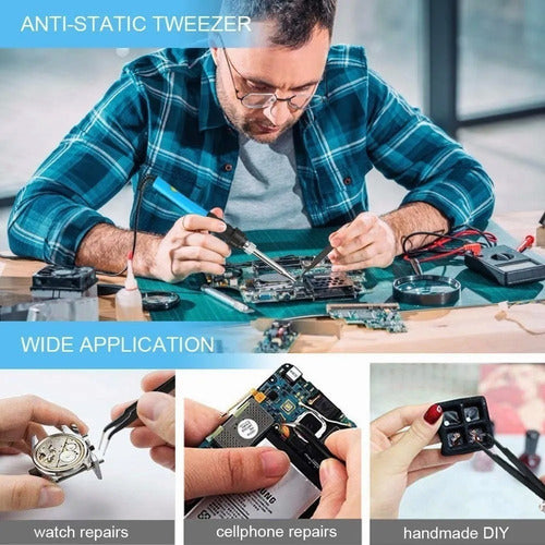 Kit Cautin Para Soldar Eléctrico Punta Tipo Lápiz Estaño