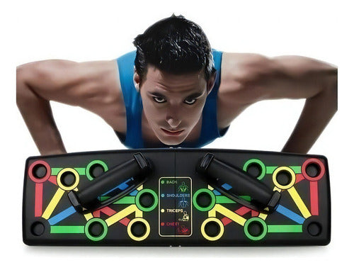 Tablero Full Flexiones De Brazos - Push Up Profesional / Fit