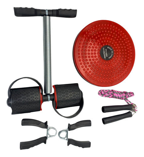 Set De Entrenamiento 4 En 1 Ejercicios Fitness Gym