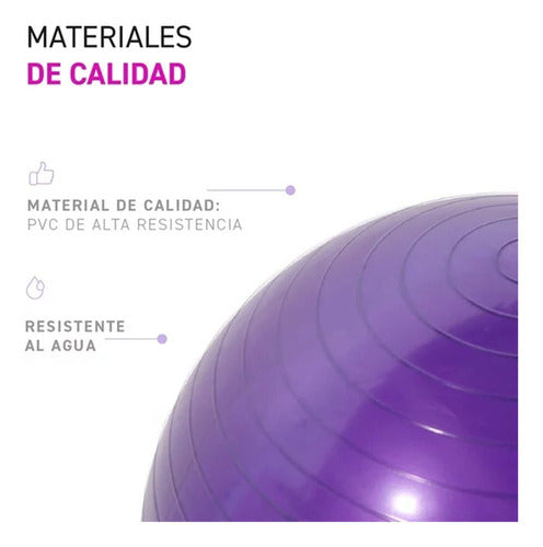 Pelota Pilates 55cm Pelota Yoga Pelota Pilates Ejercicio