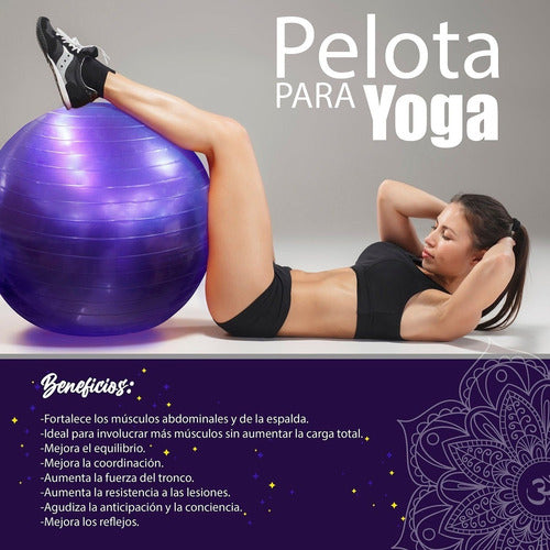 Pelota Pilates 55cm Pelota Yoga Pelota Pilates Ejercicio
